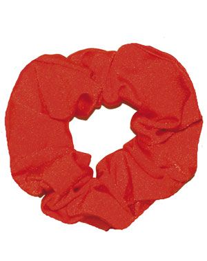 Red Scrunchie in Nylon Lycra